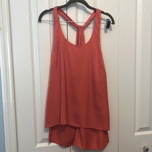 BCBG MAXAZRIA coral pink tank. Size M